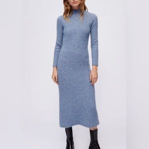 Maje mohair dress with collar (EU 40)